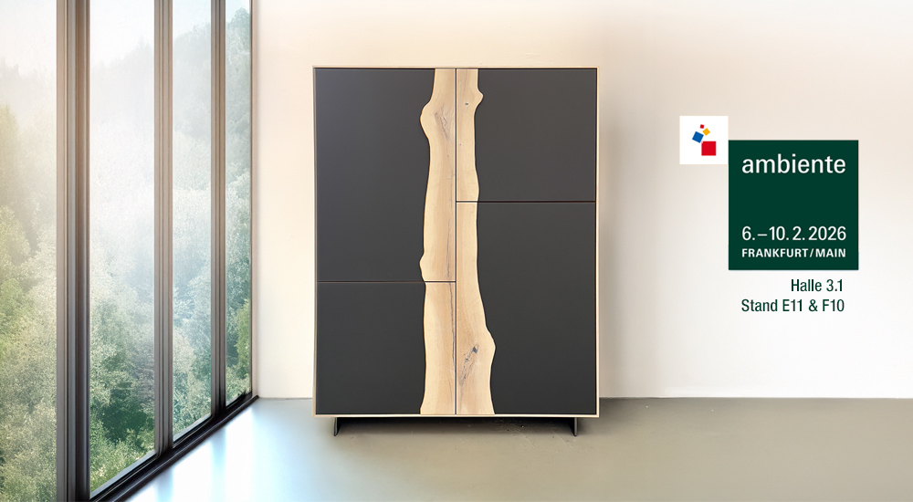 Scholtissek auf der Ambiente 2026 · 6. – 10.2.2026 · Halle 3.1 · Stand E11 & F10